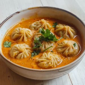 Veg Nepali Style jhol momo