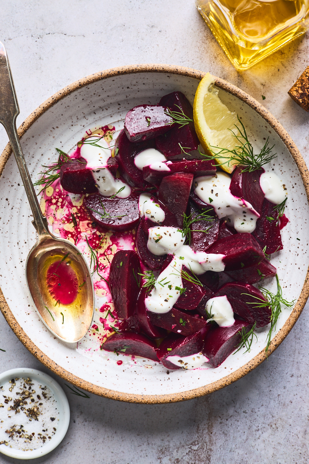 Beetroot Apple, Salad with Yoghurt